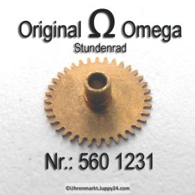 Omega Stundenrad 560-1231 Höhe 1,68 mm Omega 560 1231 Cal. 560 561 562 563 564 565 600 601 602 610 611 613 