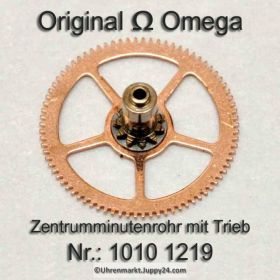 Omega Zentrumminutenrohr 1010-1219 Omega 1010 1219 H1 montiert Cal. 1010 1011 1012 1030 1035 