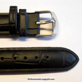 Leder Uhrenarmband - Lederband - Leder Armband schwarz 18 mm NEU zum Superpreis 