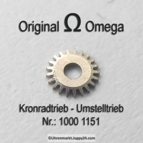 Omega Kronradtrieb Omega Umstelltrieb Omega 1000-1151 Cal. 1000 1001 1002 