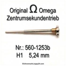 Omega 560-1253b Zentrumsekundentrieb Omega 560 1253b H1 5,24mm Cal. 560 561 562 563 564 565 