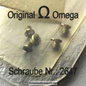 Omega 2647 Schraube für Datum Anzeiger Halteplatte, Part Nr. Omega 2647