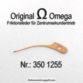Omega 350-1255 Friktionsfeder für Zentrumsekundentrieb Omega 350 1255 Cal. 350 351 352 353 354 355