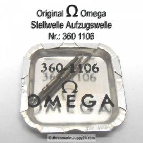 Omega Aufzugswelle Stellwelle Omega 360-1106 Cal. 28 28SC 360 361 370 371 372 