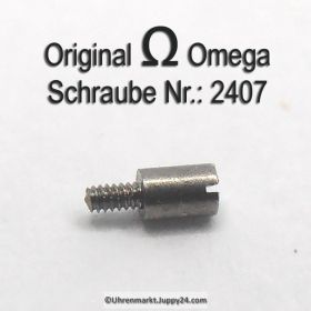 Omega 2407 Schraube für Stellhebel, Omega Winkelhebelschraube  2407 Cal. 330 bis 355