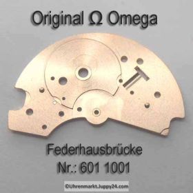 Omega Federhausbrücke SIGNIERT, Omega 601-1001 Cal. 601