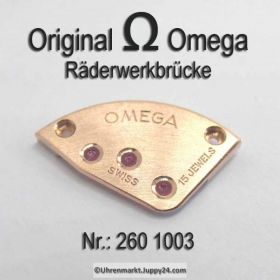 Omega 260 1003 Omega Räderwerkbrücke Cal. 260 265 