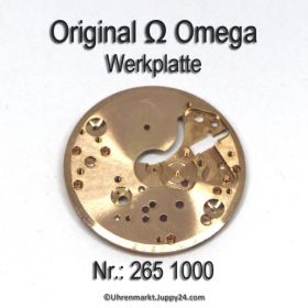 Omega 265 1000 Omega Werkplatte, Omega Werkplatine Cal. 265