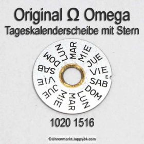 Omega 1020-1516 Omega Tageskalenderscheibe mit Stern Omega 1020 1516 (02) Cal. 1020 1021 1022 