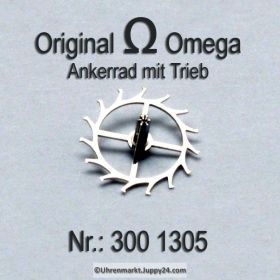 Omega 300-1305 Omega Ankerrad mit Trieb Omega 300 1305 Cal. 300, 301, 302, 310, 311, R 17.8