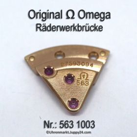 Omega 563 1003 Räderwerkbrücke Part Nr. Omega 563-1003 Cal. 563 SIGNIERT!