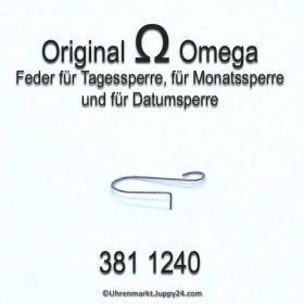 Omega 381-1523 Omega Feder für Datumsperre,  Omega Feder für Tagessperre,  Feder für Monatssperre 381 1523 Omega Cal. 381 