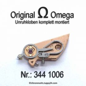 Omega 344-1006 Unruhkloben komplett Omega 344 1006 Cal. 344, 354, 355