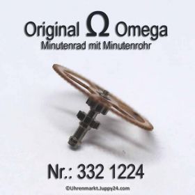 Omega 332 1224 Omega Minutenrad mit Minutenrohr 332-1224 Omega 332 1224 4,22mm Cal. 332 333 341 342 343 344 