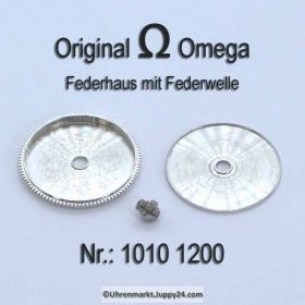 Omega Federhaus 1010-1200 mit Federwelle Omega 1010 1200 Cal. 1010 1011 1012 1020 1021 1022 