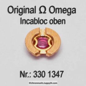 Omega 330 1347 Incabloc oben Unruhseitig komplett, Omega 330-1347 Cal. 330 - 331 - 340 - 341 - 350