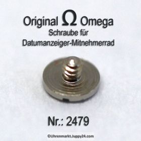 Omega Schraube 2479 Schraube für Datumanzeigermitnehmerrad Part Nr. Omega 2479 