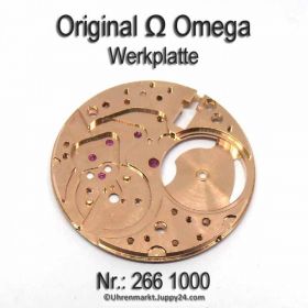 Omega Werkplatte, Omega Werkplatine Part Nr. Omega 266-1000 Cal. 266