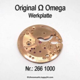 Omega Werkplatte, Omega Werkplatine Part Nr. Omega 266-1000 Cal. 266