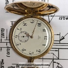 Omega Taschenuhr 14kt Doppelmantel