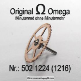 Omega Minutenrad 502-1224 Omega 502 1224 ohne Minutenrohr Cal. 502 503 504