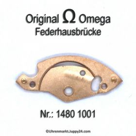 Omega Federhausbrücke Omega 1480-1001, Omega 1480 1001 Cal. 1480, 1481