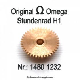 Omega 1480 1232 Stundenrad 1020-1232 H1 Cal. 1480, 1481 