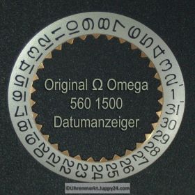 Omega 560-1500, Omega Datumanzeiger gewölbt (KONVEX) 560, 561, 562, 563, 564, 565, 610, 611, 613 (00)