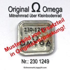 Omega 280-1249 Mitnehmrad über Kleinbodenrad Omega 280, 283, 284, 285, 286, 30SCT2