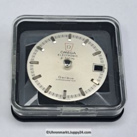Zifferblatt - Omega ELECTRONIC f300 Hz, Genève CHRONOMETER, Stimmgabeluhr.