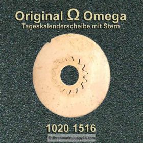 Omega 1020-1516 A Omega Tageskalenderscheibe mit Stern Omega 1020 1516 englisch (12) Cal. 1020 1021 1022 